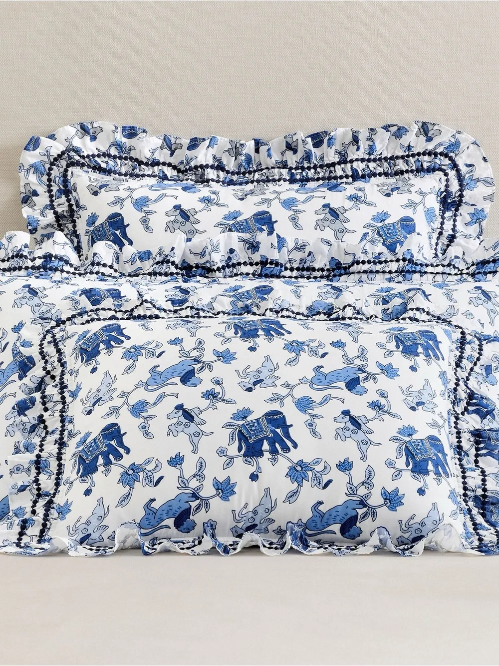 Pottery Barn Roller Rabbit Fantasia Sham Set of 2 EURO size NEW